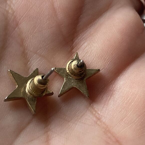 Vintage Gold Tone Celestial Brooch Earrings Lot Sun Crescent Moon Star READ DESC - Picture 14 of 16